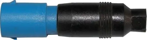 Blindstecker in Schwarz und Blau, geeignet für Speicheranschlüsse. Produkt von Wolf, funktional für elektrische Verbindungen.